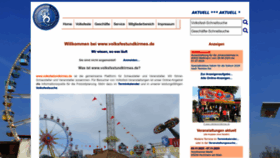 What Volksfestundkirmes.de website looked like in 2023 (This year)