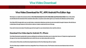 What Vivavideodownload.co website looked like in 2023 (This year)