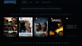 What Voirserie.org website looked like in 2023 (1 year ago)