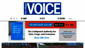 What Villagevoice.com website looked like in 2023 (This year)