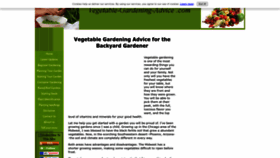 What Vegetable-gardening-advice.com website looked like in 2023 (This year)