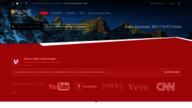 What Vimeo.online-downloader.com website looked like in 2023 (This year)