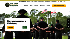 What Volusiasheriff.org website looked like in 2023 (This year)