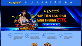What Vin777home.com website looked like in 2023 (This year)
