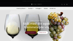 What Vinklubben.no website looked like in 2023 (This year)