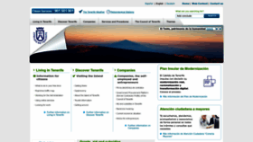What Visionariosdetenerife.com website looks like in 2024 