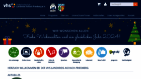 What Vhs-aichach-friedberg.de website looks like in 2024 