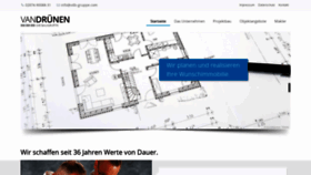 What Vandruenen.de website looks like in 2024 