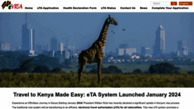 What Visa-to-kenya.com website looks like in 2024 