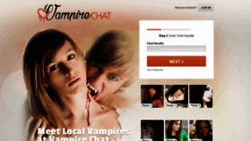 What Vampirechat.ca website looks like in 2024 