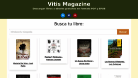 What Vitismagazine.cl website looks like in 2024 
