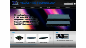 What Vegashine.com website looks like in 2024 