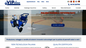 What Vipclean.it website looked like in 2024 (1 year ago)
