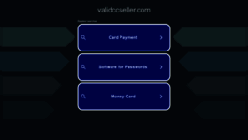 What Validccseller.com website looks like in 2024 