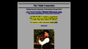 What Violinconnection.com website looks like in 2024 