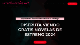 What Vertelenovelas.net website looks like in 2024 