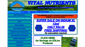 What Vital-nutrients.com website looks like in 2024 