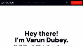 What Vapvarun.com website looks like in 2024 