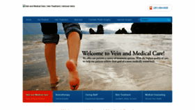 What Veinandmedical.com website looks like in 2024 