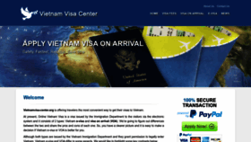 What Vietnamvisa-center.org website looks like in 2024 