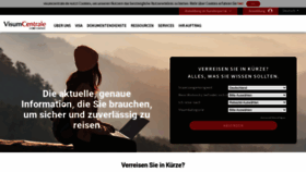 What Visumcentrale.de website looks like in 2024 