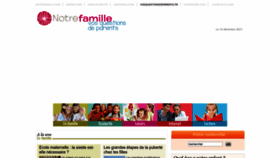 What Vosquestionsdeparents.fr website looks like in 2024 