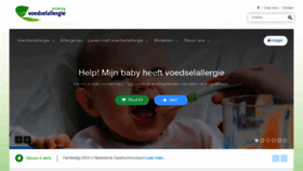 What Voedselallergie.nl website looks like in 2024 