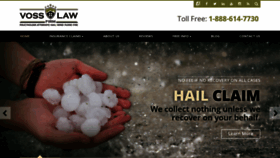 What Vosslawfirm.com website looks like in 2024 