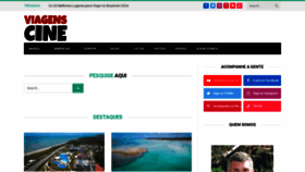 What Viagenscinematograficas.com.br website looks like in 2024 