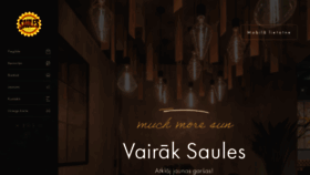 What Vairaksaules.lv website looks like in 2024 
