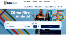 What Vbl.ch website looks like in 2024 