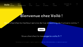 What Voila.fr website looks like in 2024 