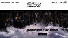 What Vermontflannel.com website looks like in 2024 