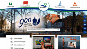 What Varel.de website looks like in 2024 
