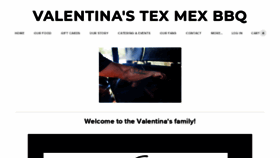 What Valentinastexmexbbq.com website looks like in 2024 