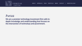 What Veritascapital.com website looks like in 2024 