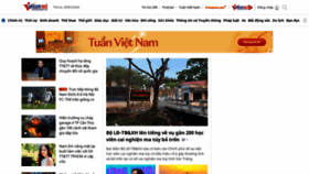 What Vietnamnet.vn website looks like in 2024 