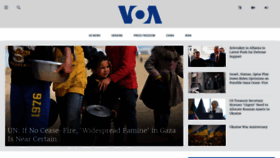 What Voanews.com website looks like in 2024 