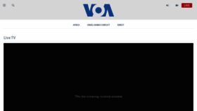 What Voaafrica.com website looks like in 2024 