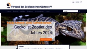 What Vdz-zoos.org website looks like in 2024 