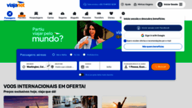 What Viajanet.com.br website looks like in 2024 