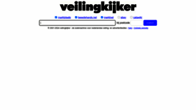 What Veilingkijker.nl website looks like in 2024 
