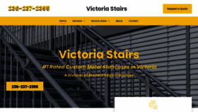 What Victoriastairs.com website looks like in 2024 