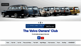 What Volvoclub.org.uk website looks like in 2024 