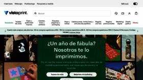 What Vistaprint.es website looks like in 2024 
