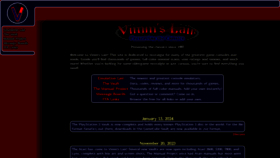 What Vimm.net website looked like in 2024 (1 year ago)