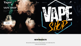 What Vape4shop.com website looks like in 2024 