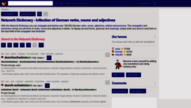 What Verbformen.com website looks like in 2024 