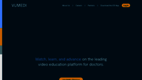 What Vumedi.com website looked like in 2024 (1 year ago)