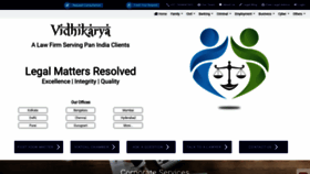 What Vidhikarya.com website looks like in 2024 